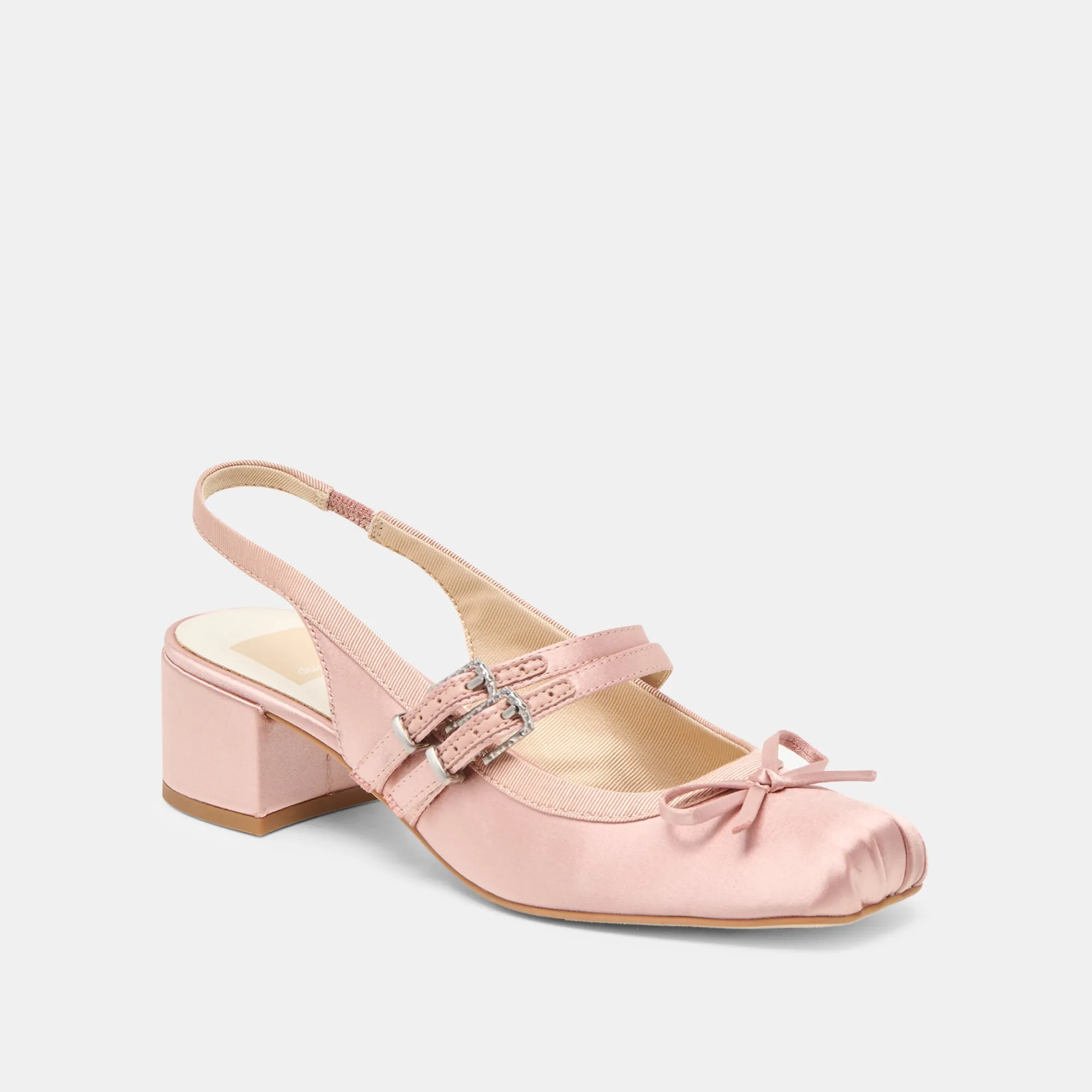 LORIS HEELS BLUSH SATIN MDOutsole
