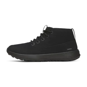 Stable platform High Function Men's Wool Runner NZ Mid Waterproof - Natural Black (Natural Black Sole)