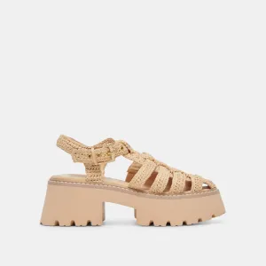 Classy ease LASLY SANDALS NATURAL KNIT