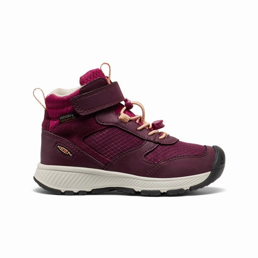 Little Kids' Skua Waterproof Boot  |  Fig/Peach Fuzz Korean Trend Work