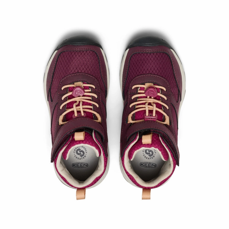 Little Kids' Skua Waterproof Boot  |  Fig/Peach Fuzz Stain Resistant Finish