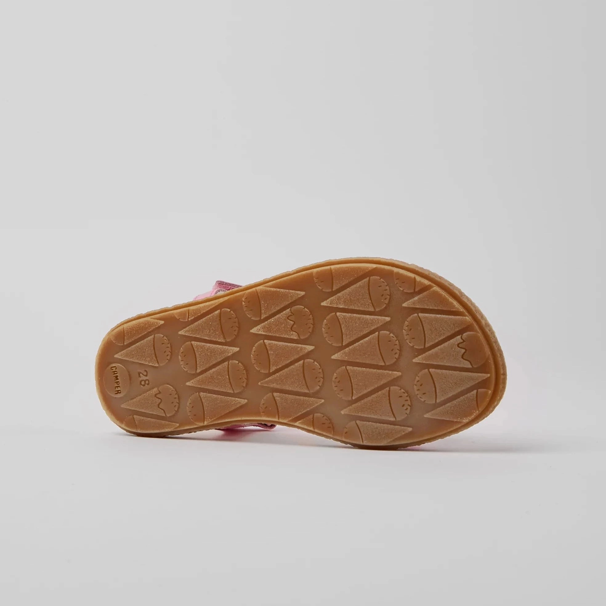 Shock Ride All-weather flair Camper Kids Girl / Women TWINS Pink Leather Sandals