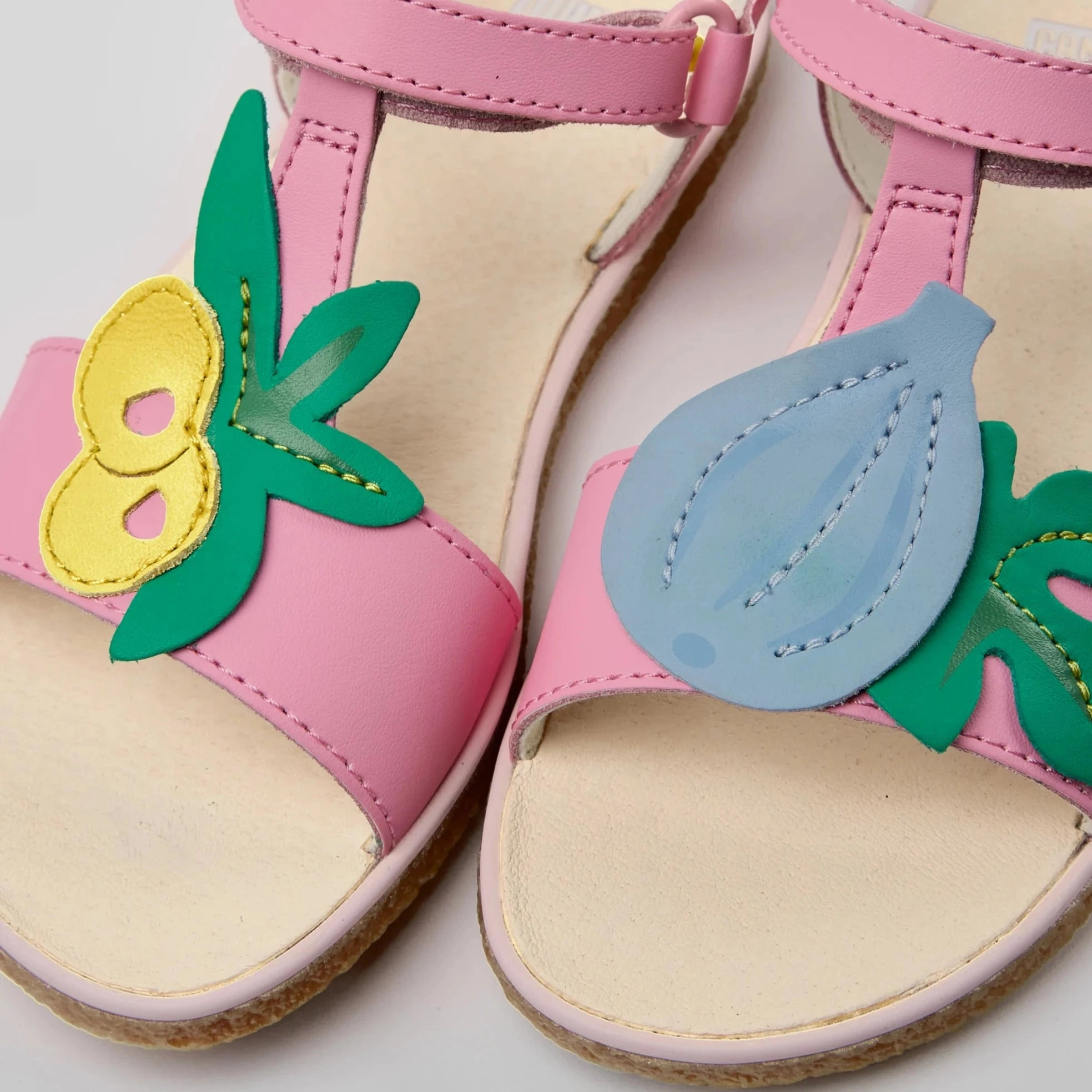 All Rounder Shock Performance Camper Kids Girl / Women TWINS Pink Leather Sandals