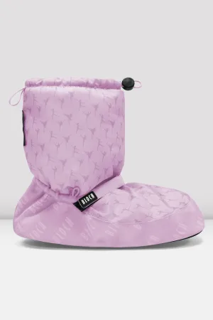 travelers' Arched Support Adult Ballerina Print Warm Up Booties