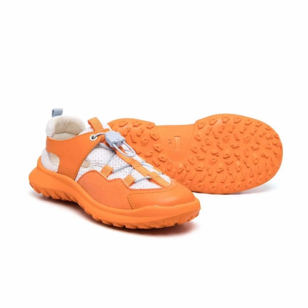 Camper Kids CRCLR Servolux Starbrush Taca White Orange Sneakers countryside Slip Resistant Sole