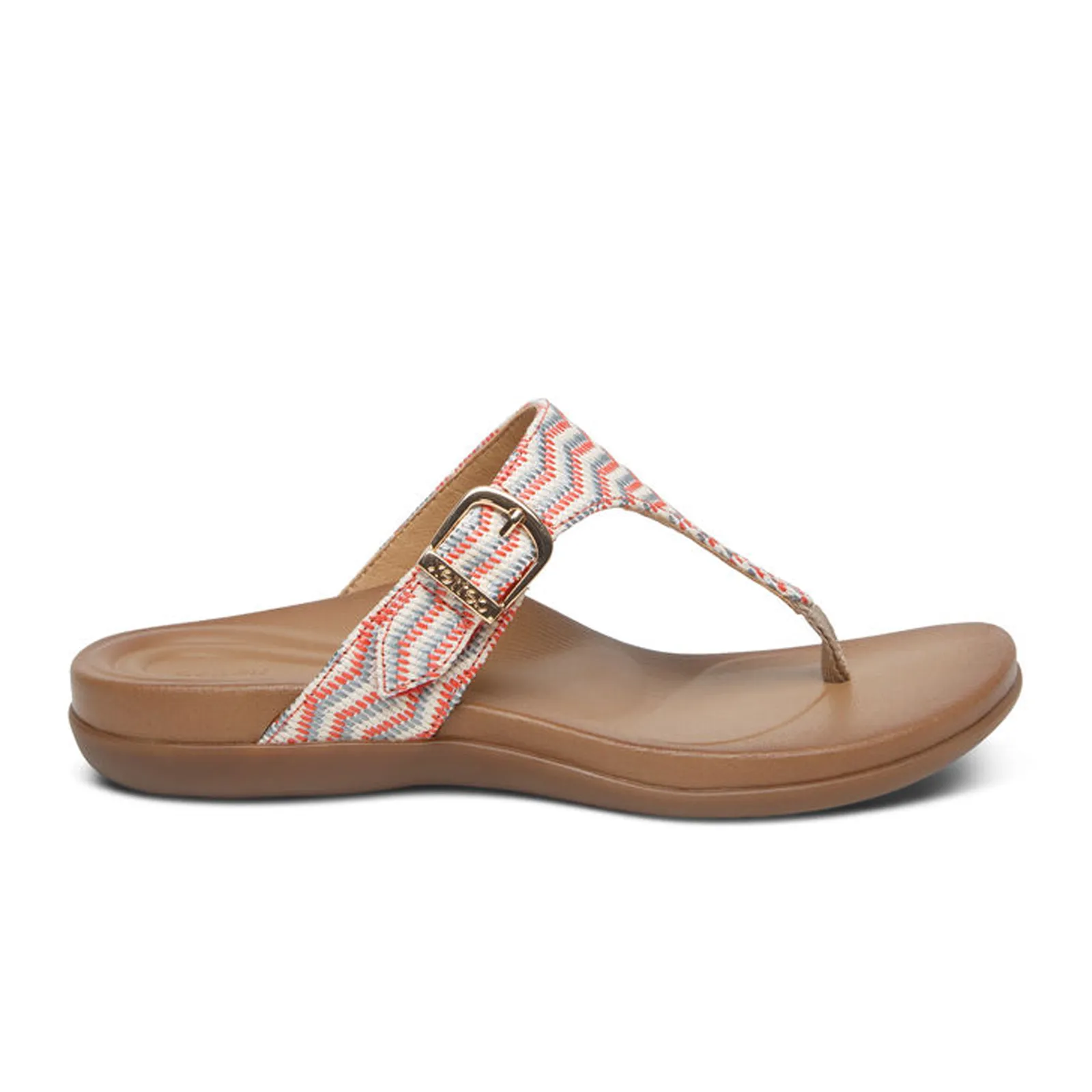 Comfortable For Workouts Aetrex Rita Sandal (Women) - Coral