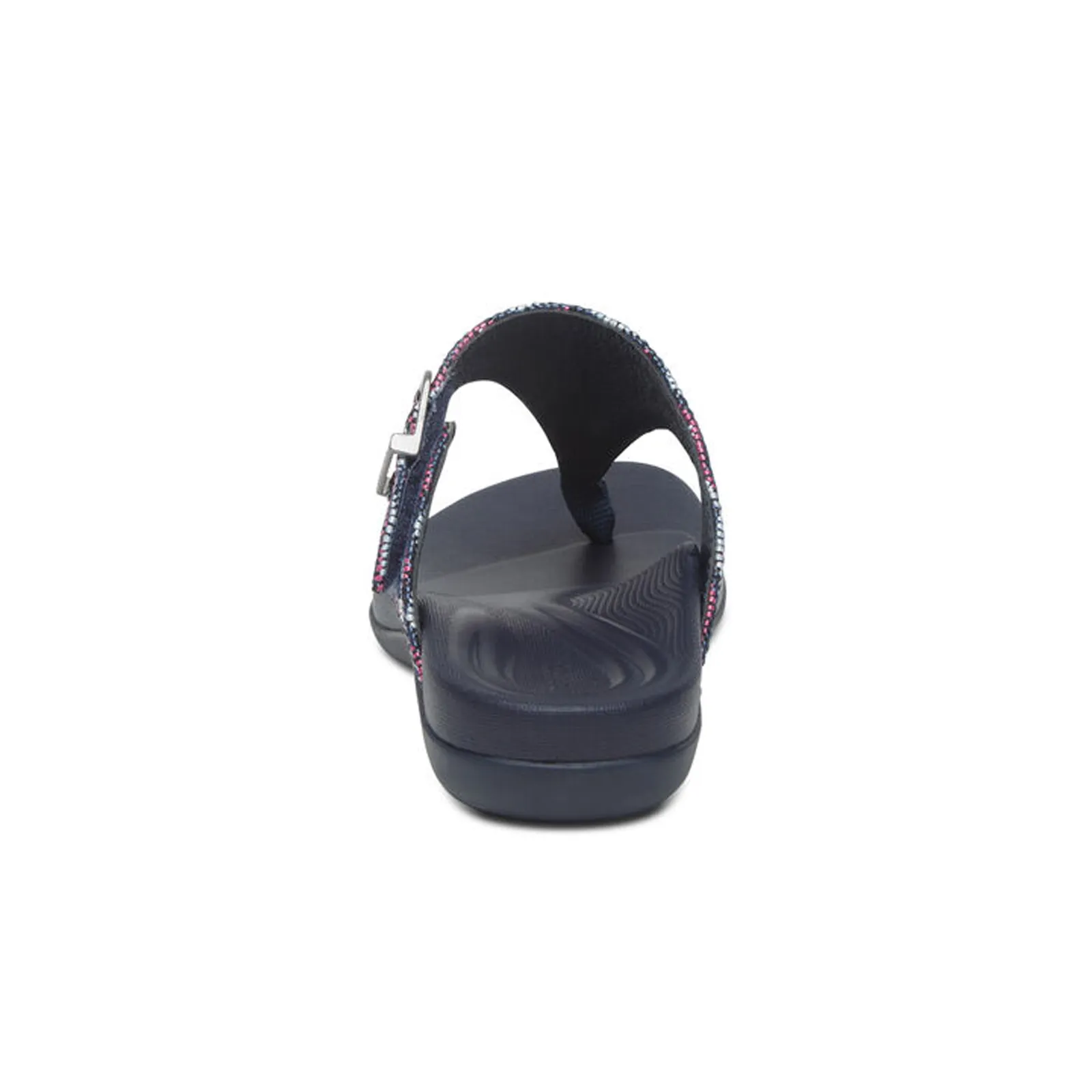 Aetrex Rita Sandal (Women) - Navy Comfort Arch Cushion