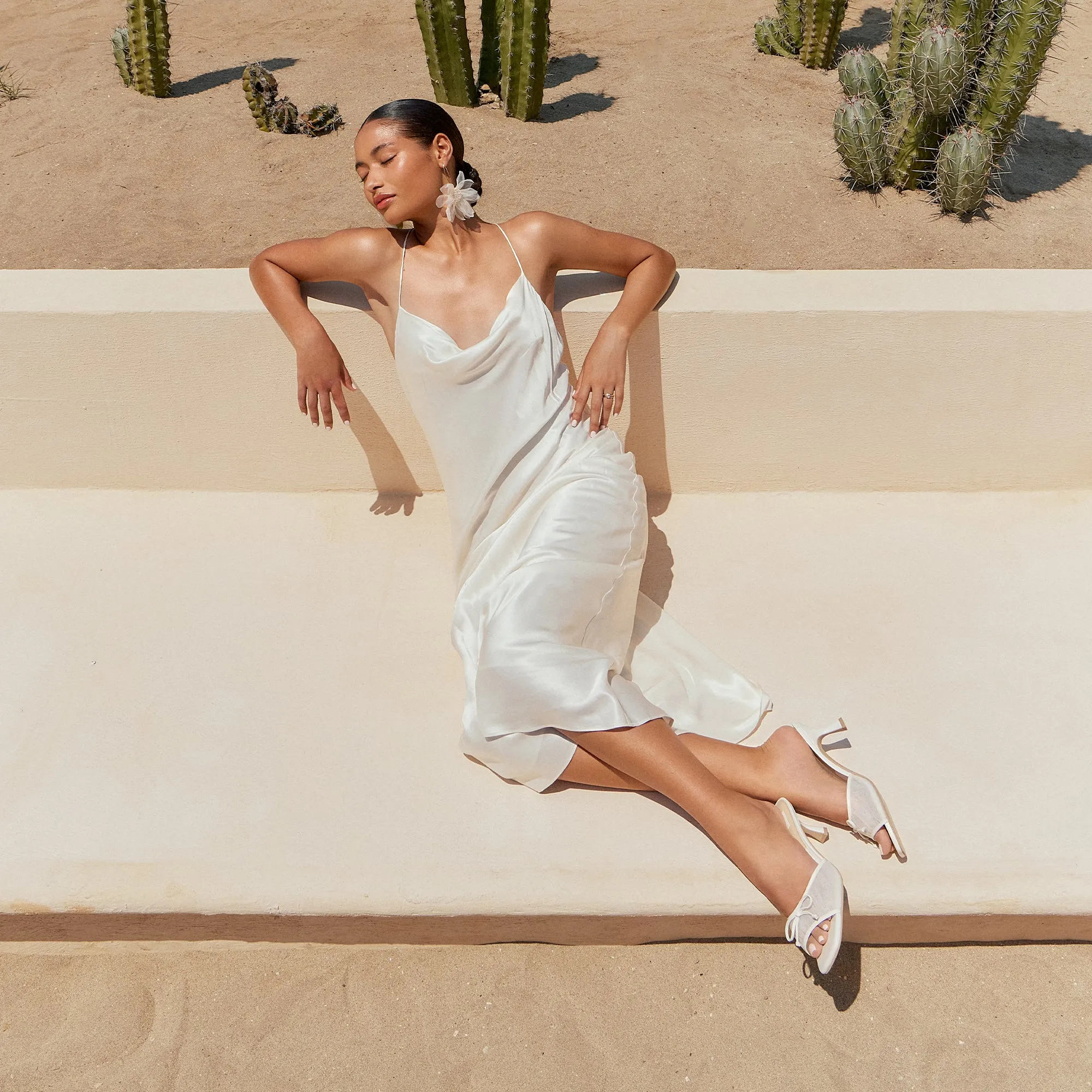 Body Support GALEN HEELS WHITE TULLE