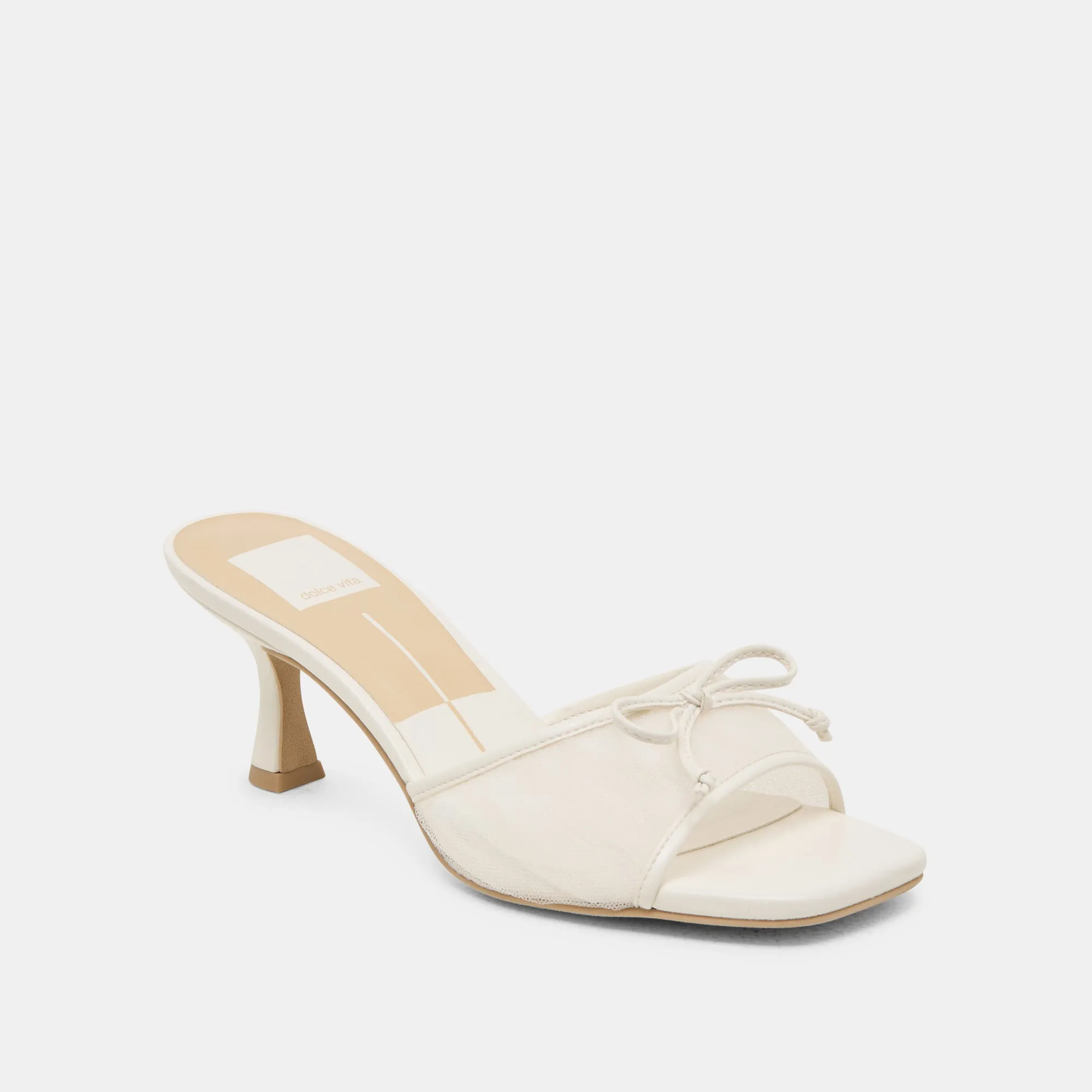 GALEN HEELS WHITE TULLE Slim Form Sneaker Repair