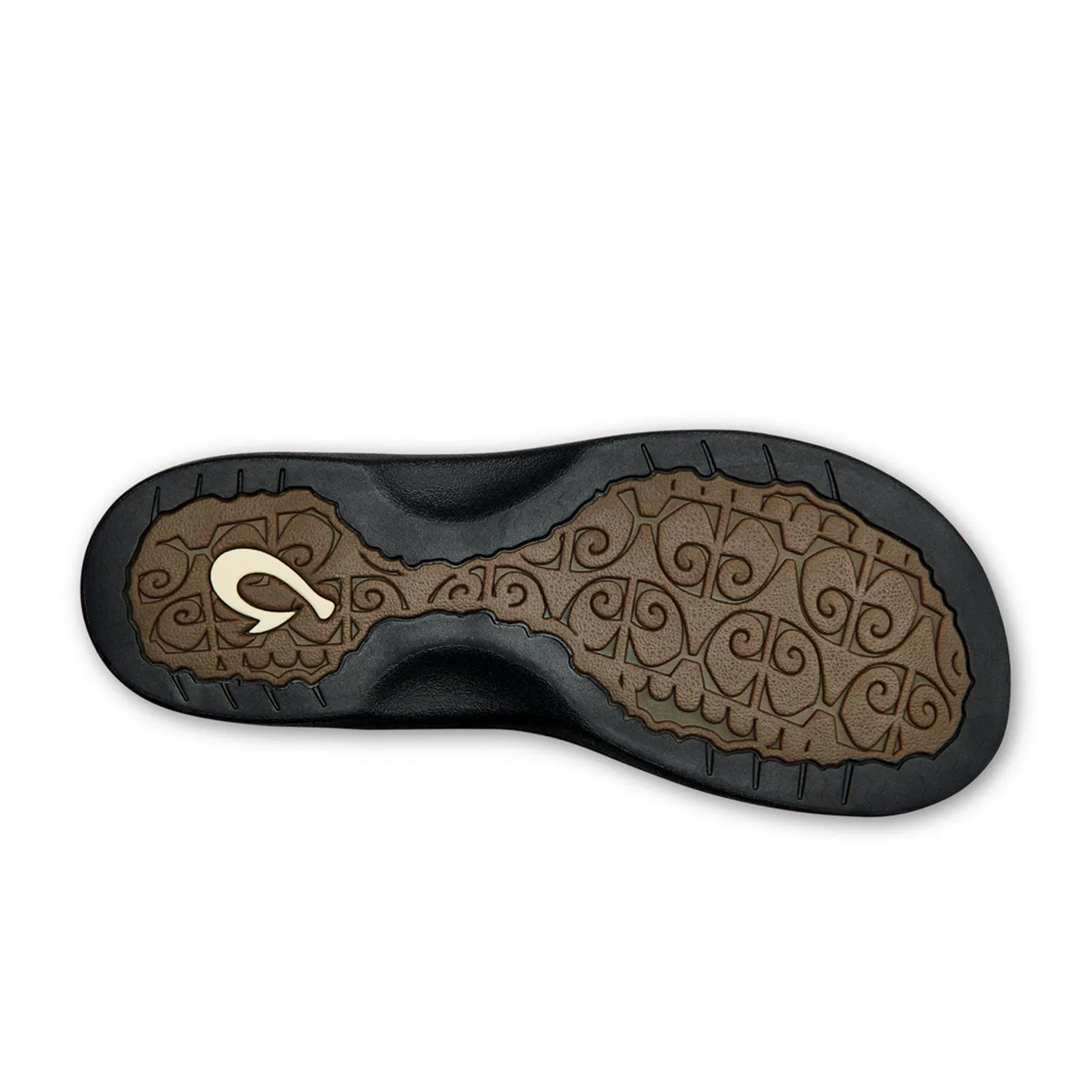 Comfortable Technology OluKai 'Ohana Sandal (Women) - Black/Black