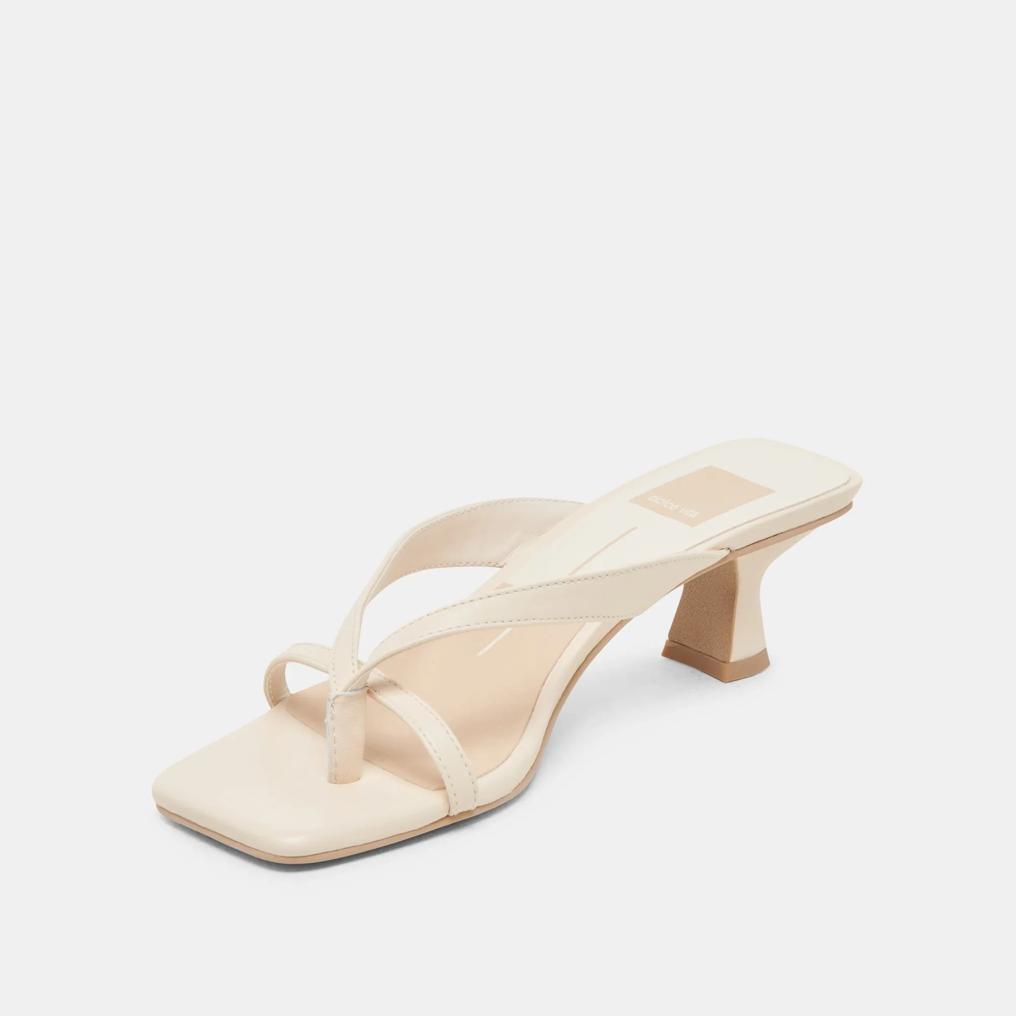 BREVEL HEELS BONE LEATHER Modern sole odor - resistant