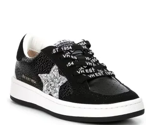 Anti Bacterial Alaia Vintage Havana Kids | Silver/Black Glitter Mix