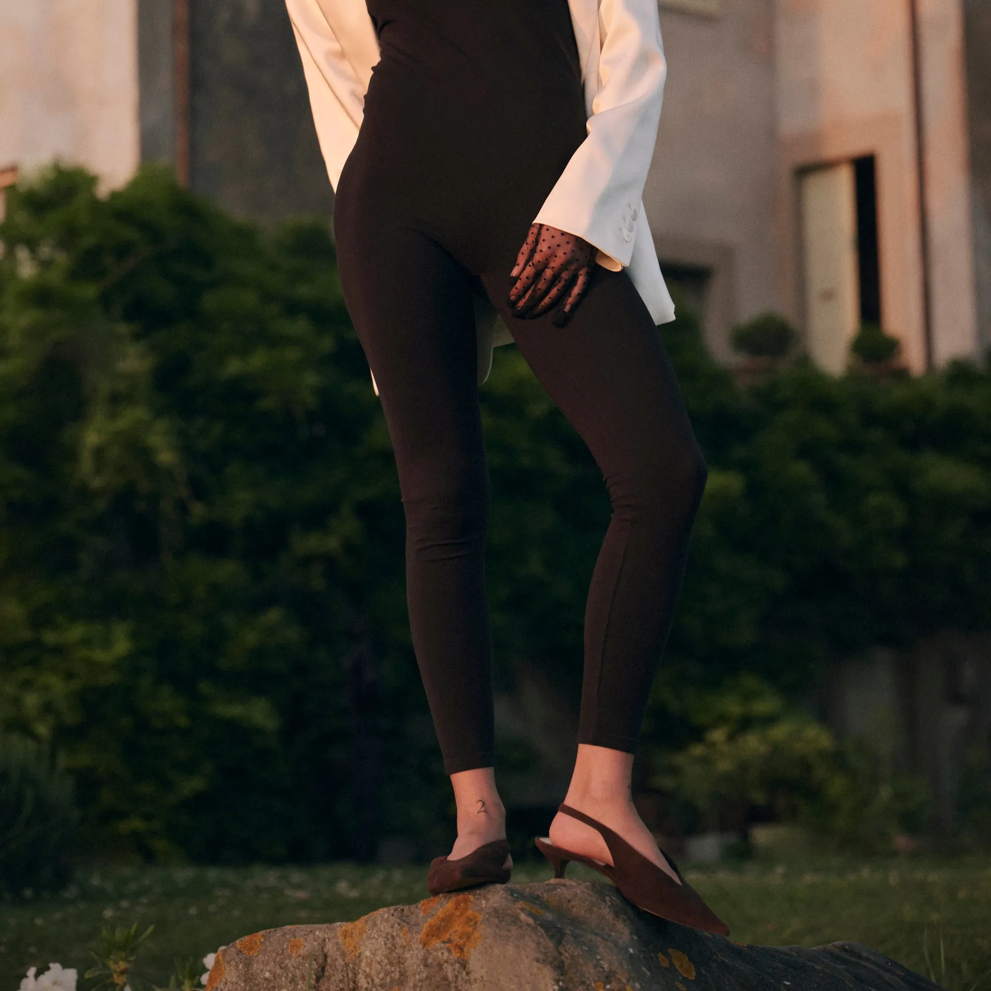 Errand Fit ALENNA HEELS DK BROWN SUEDE