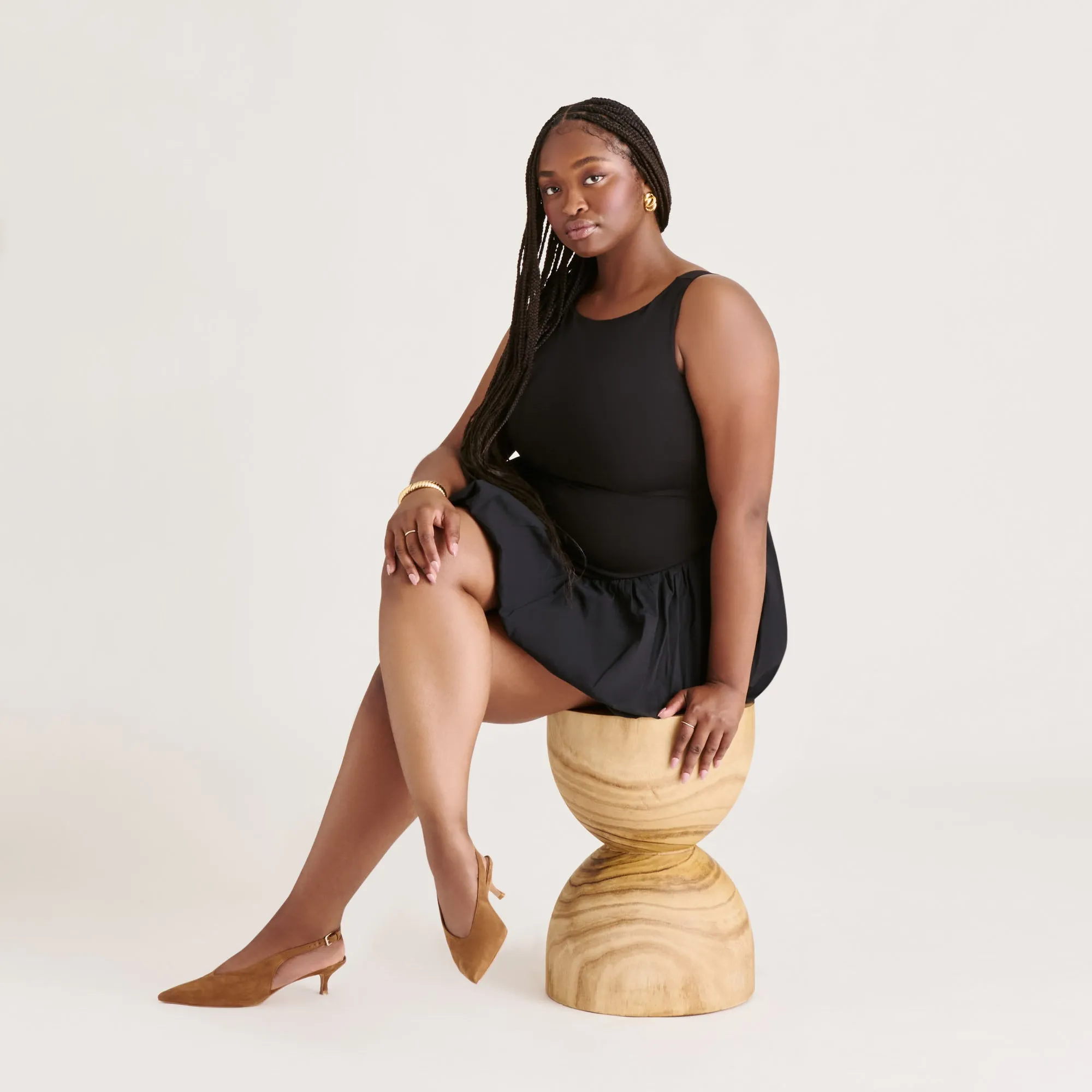 Comfort Padded Elegant shock absorption ALENNA HEELS LT BROWN SUEDE