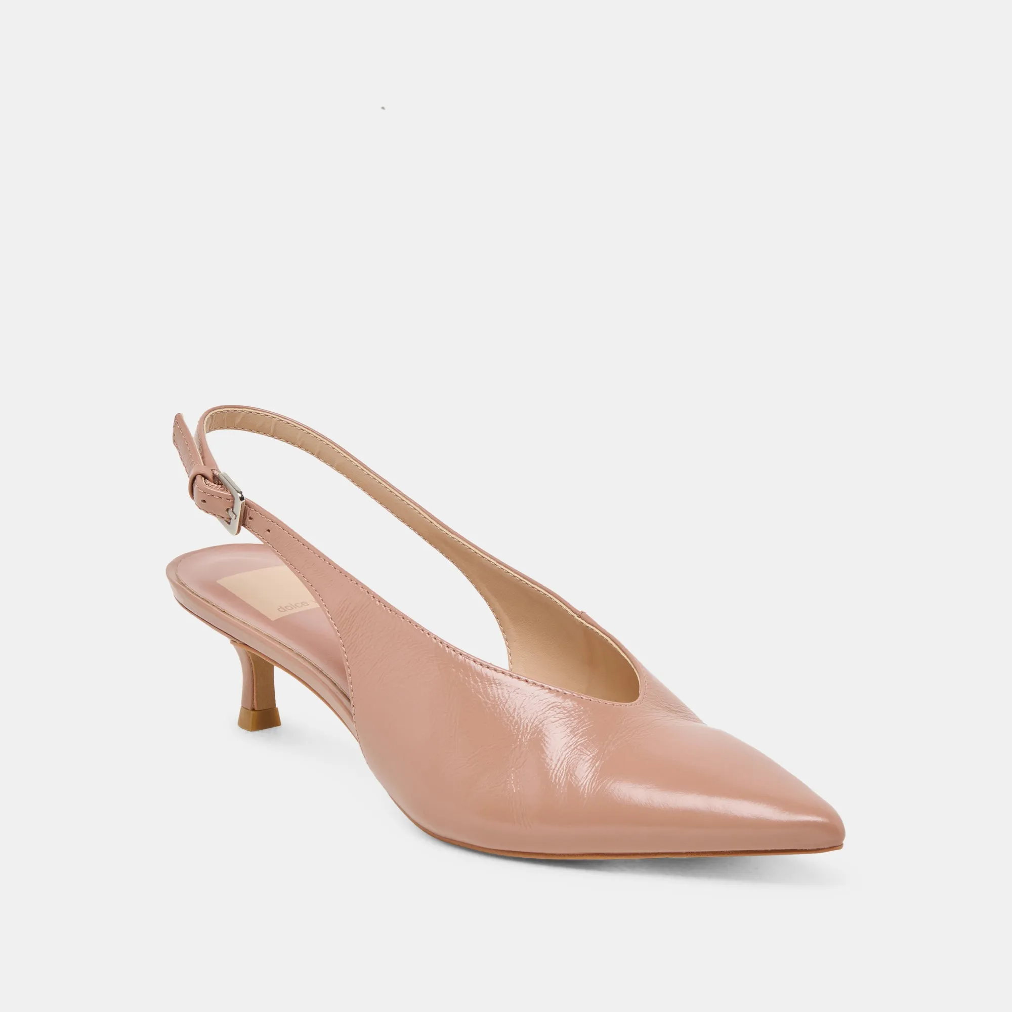 Resilient Outsole Slip-resistant ease ALENNA HEELS WHISKEY CRINKLE PATENT