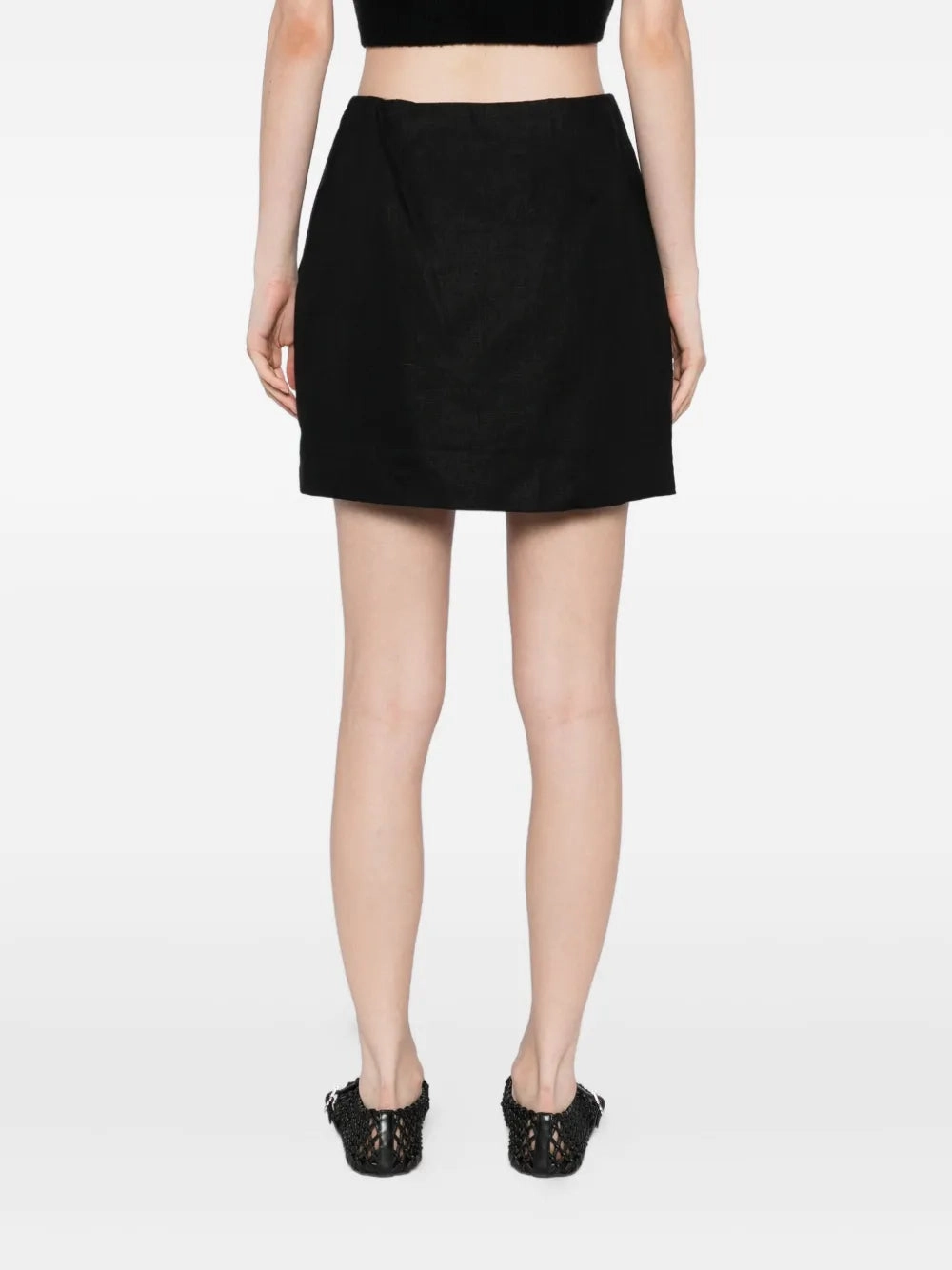 Urban Style button detail Alice Skirt in Black