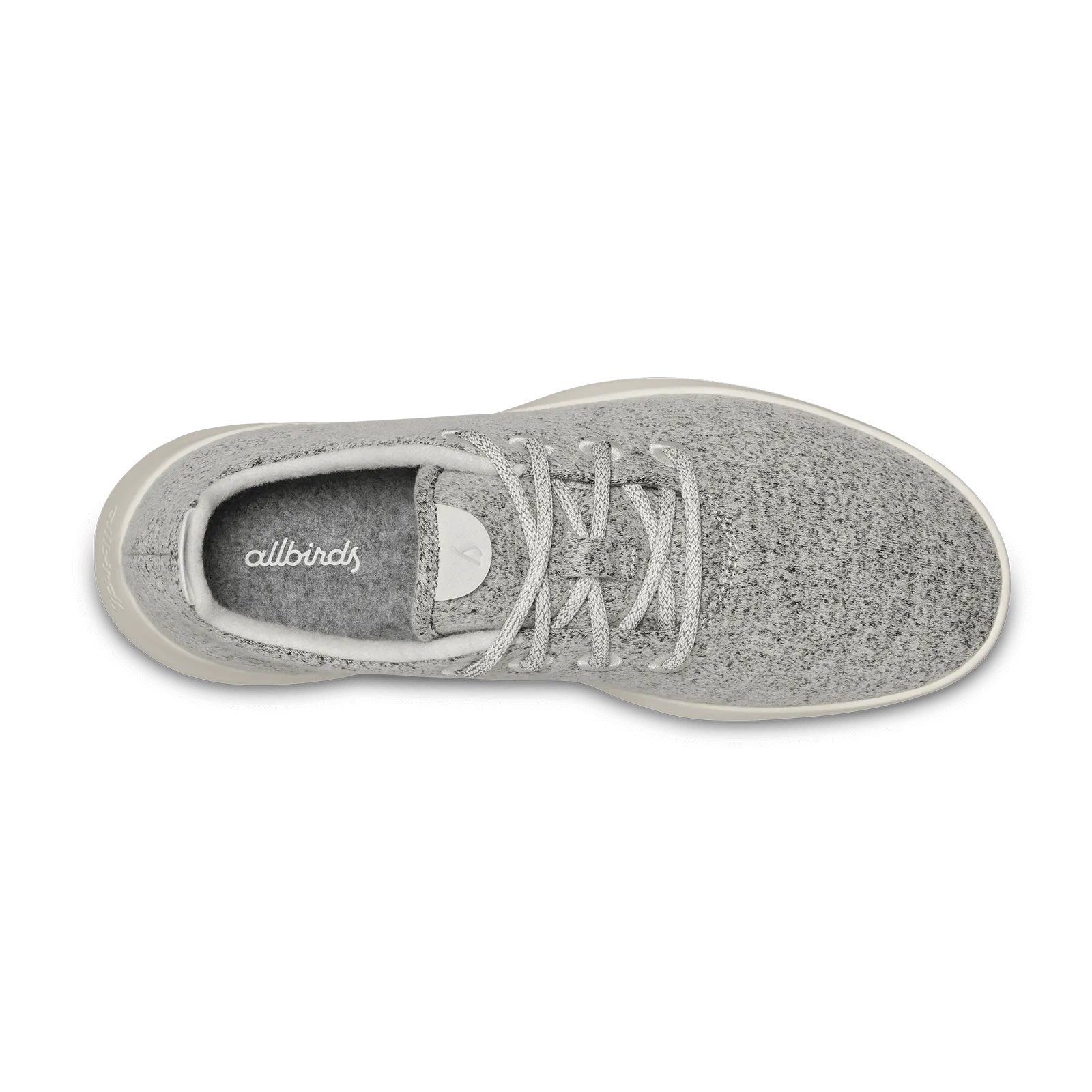 Men's Wool Runner - Dapple Grey (Cream Sole) Hyper Elastic Base