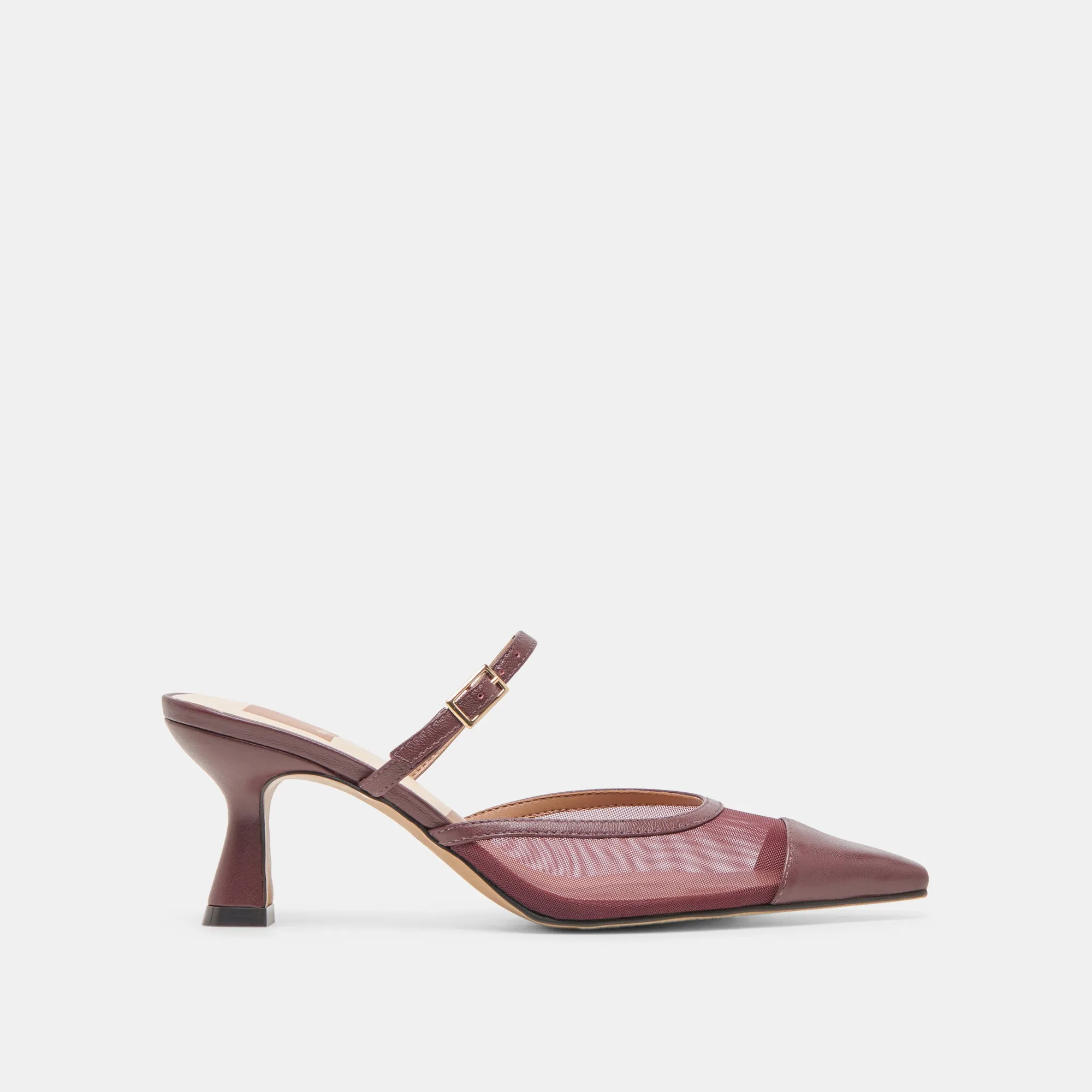 Airy Upper LOYD HEELS BURGUNDY MESH
