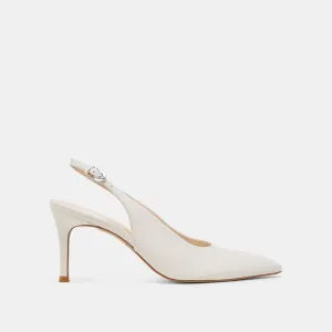 ELASI HEELS WHITE LEATHER City Motion