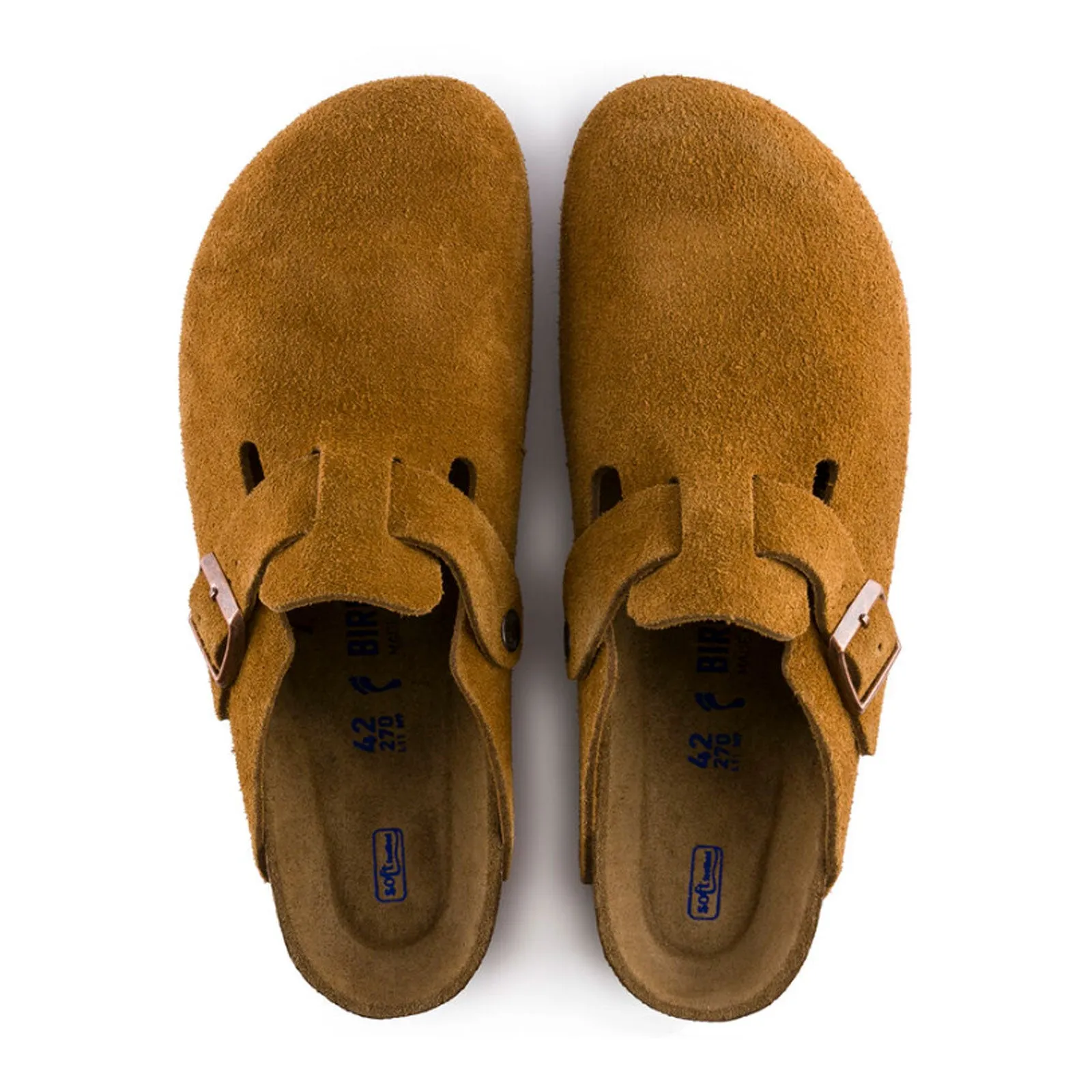 Birkenstock Boston Soft Footbed Clog (Men) - Mink Suede Always Ready