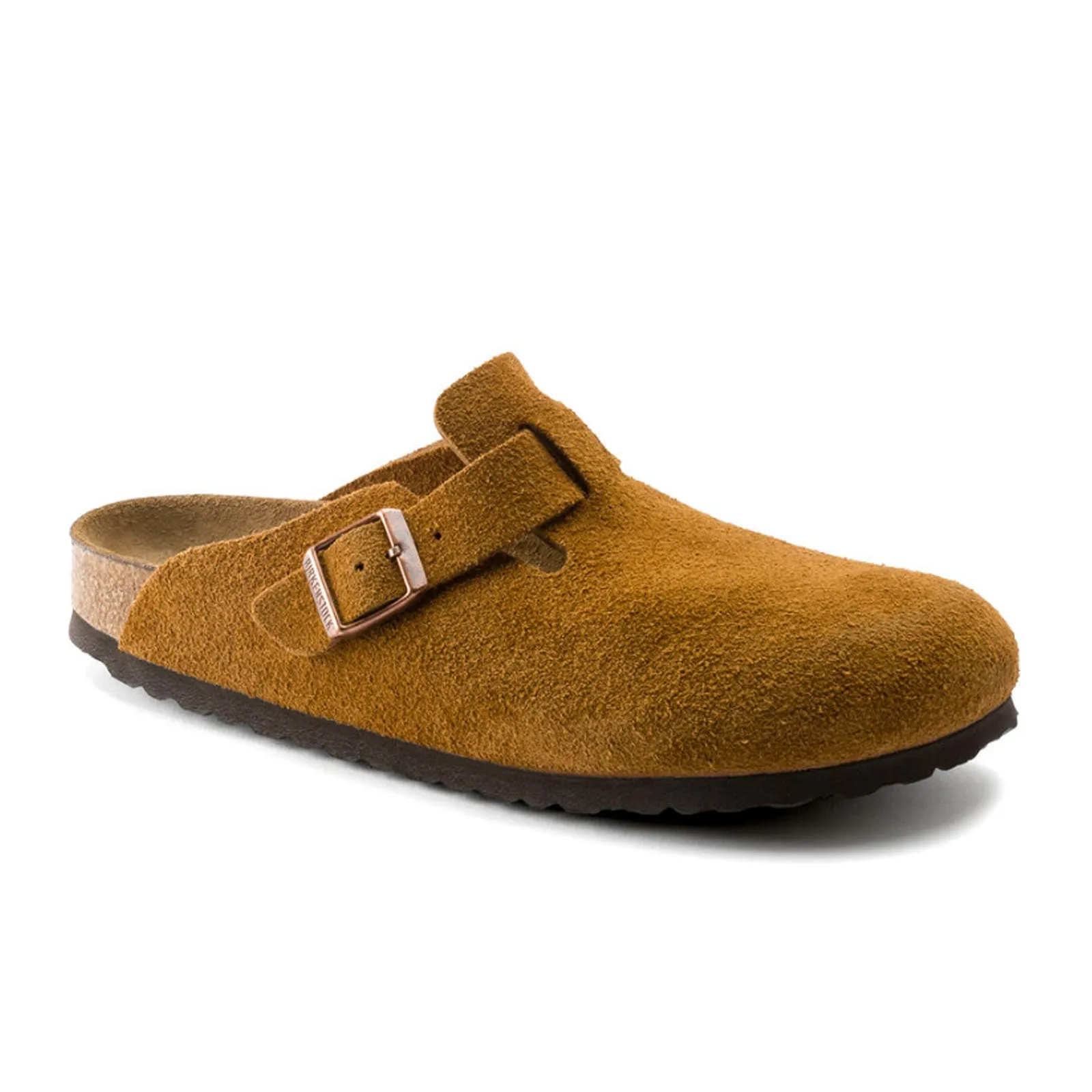 Birkenstock Boston Soft Footbed Clog (Men) - Mink Suede Bespoke Made Legacy Fit