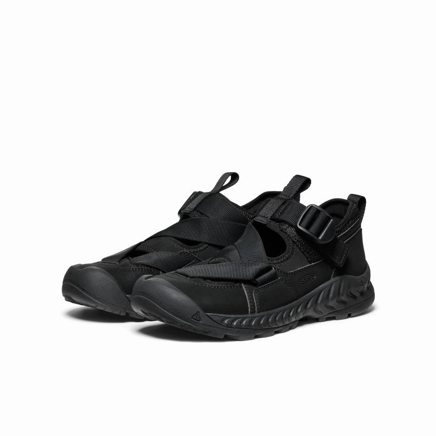 All Gender Hoodzerra Sandal  |  Black/Black Moisture Wicking Lining