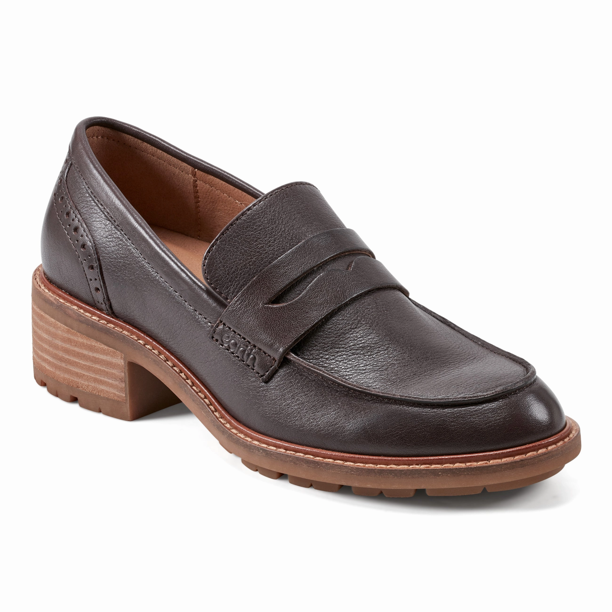 Yacht Mode School Go Lindy Almond Toe Casual Slip-on Penny Loafers