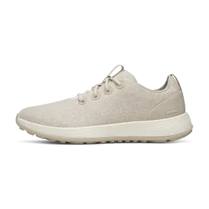 Extra Padding Slim Look Men's Wool Runner NZ Waterproof - Stony Cream/Rugged Beige (Stony Cream Sole)