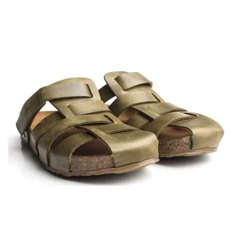 Haflinger Paris Sandal (Women) - Olive Flexible