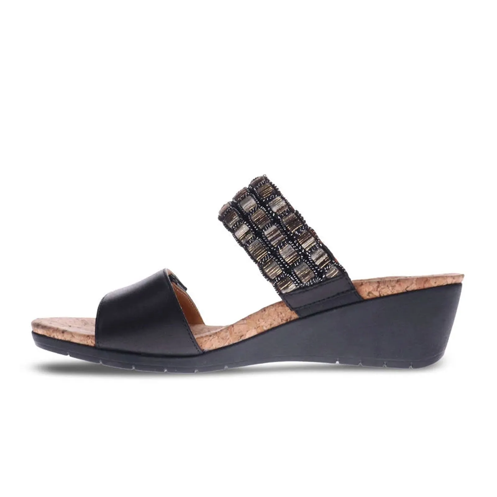 Shock Absorbing Technology Revere Sorrento Wedge Sandal (Women) - Onyx