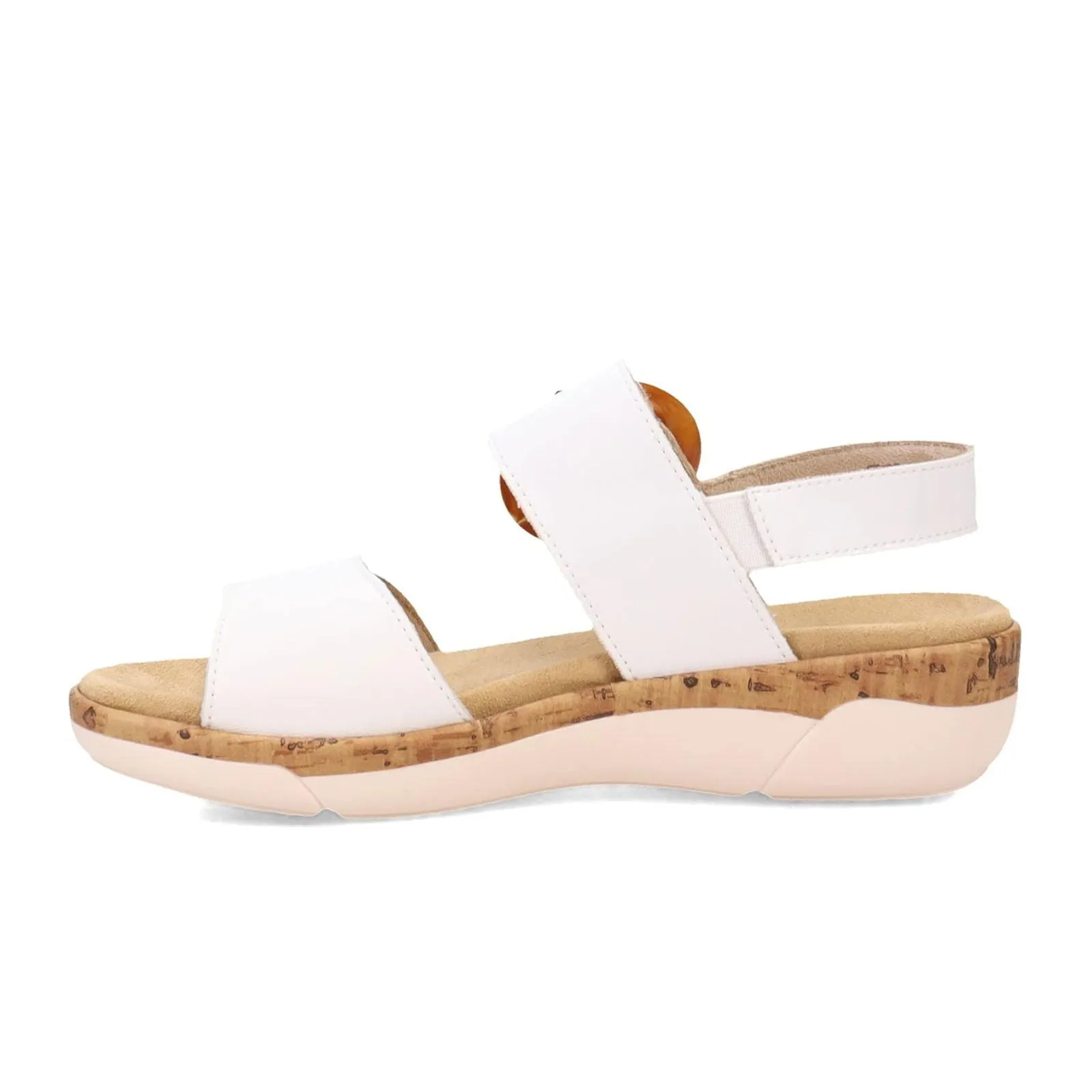 Remonte Jocelyn R6853-80 Backstrap Sandal (Women) - Weiss/Weiss All-Day Fit