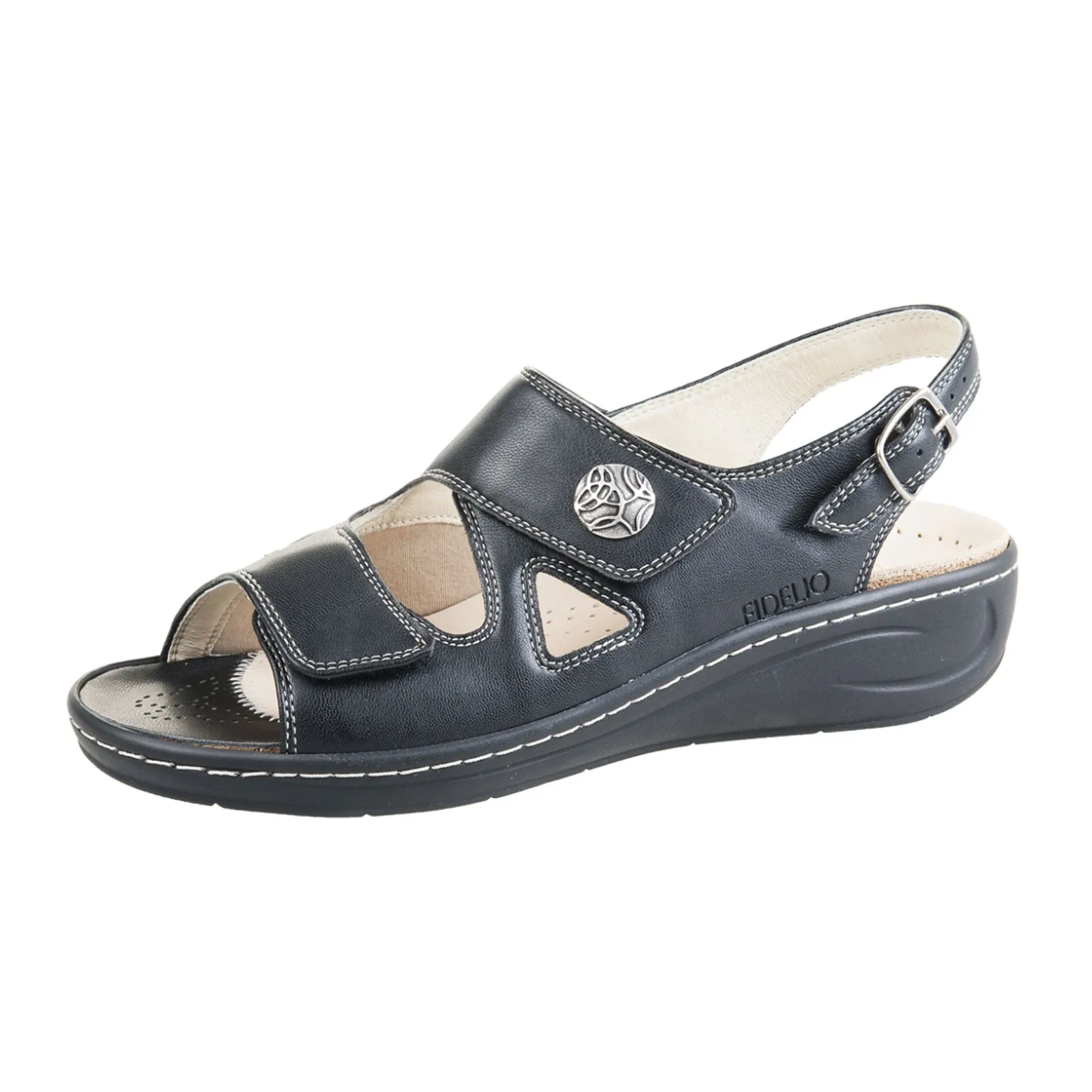 Fidelio Hallux Fabia Sling II Sandal (Women) - Black Performance Oriented