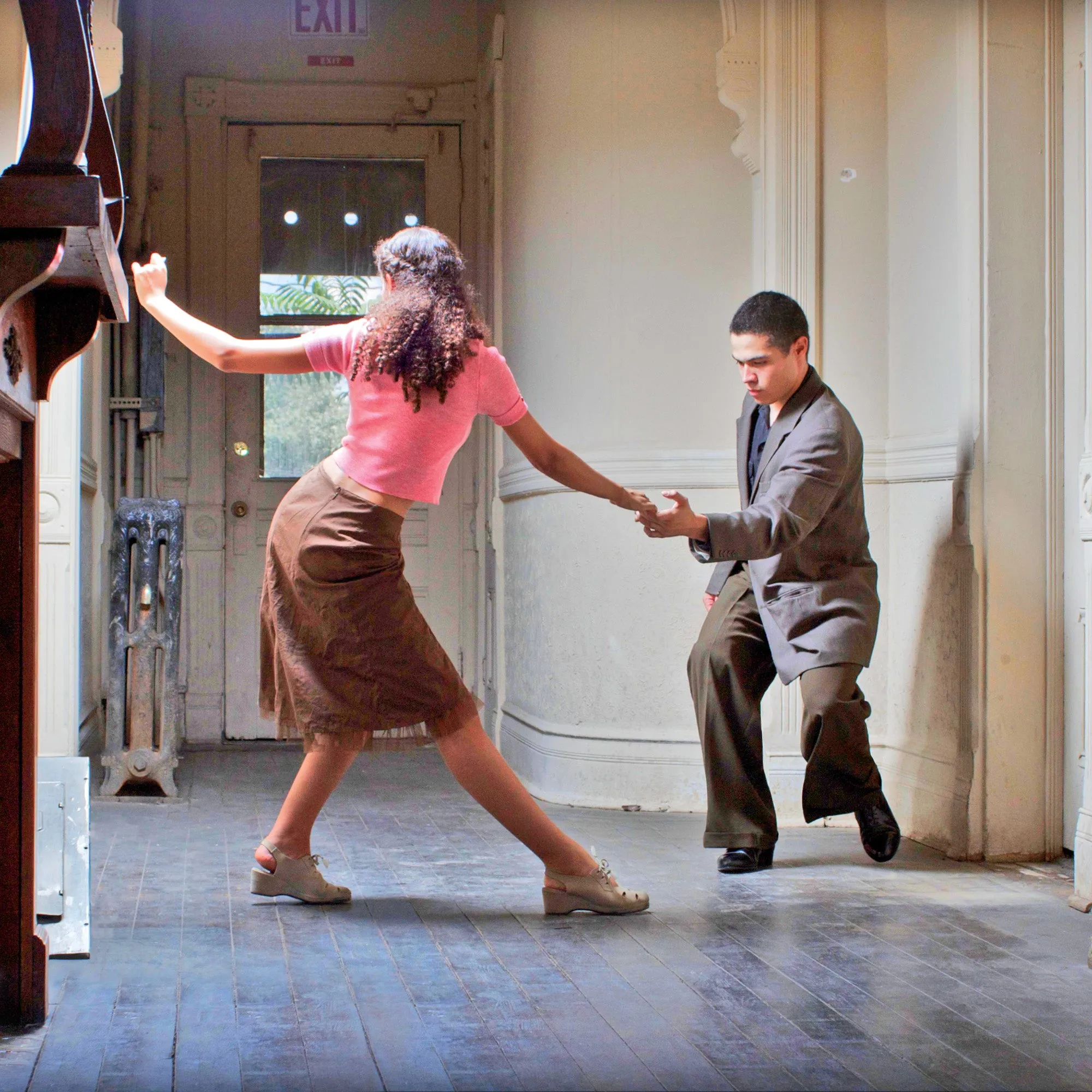 Aris Allen 1932 Wide Black Captoe Swing Dance Shoes Lace Up Lockdown Mechanism Stretchable Collar