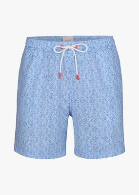 Sol Swim Short (6 ??? Inseam) Vibrant Patterns Mesh Panel