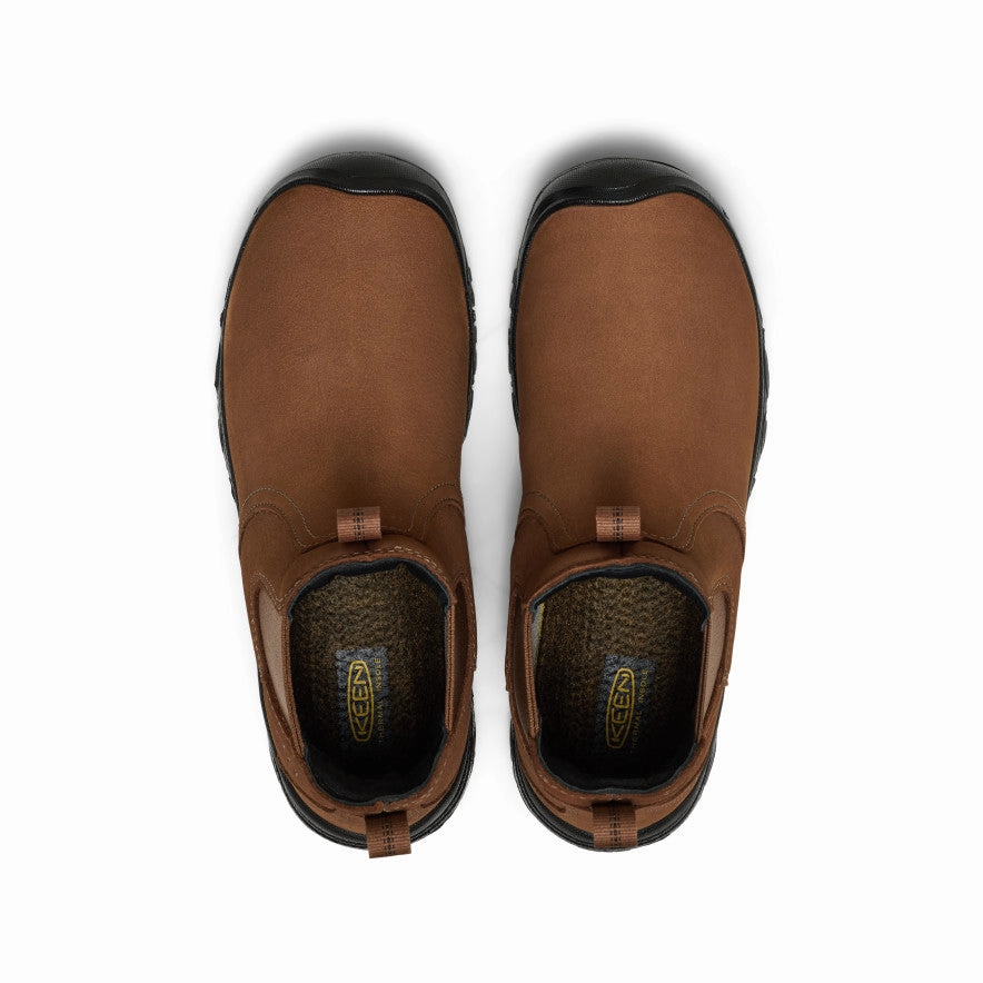 Women's Greta II Waterproof Chelsea  |  Bison/Black Abrasion Resistant Toe Cap