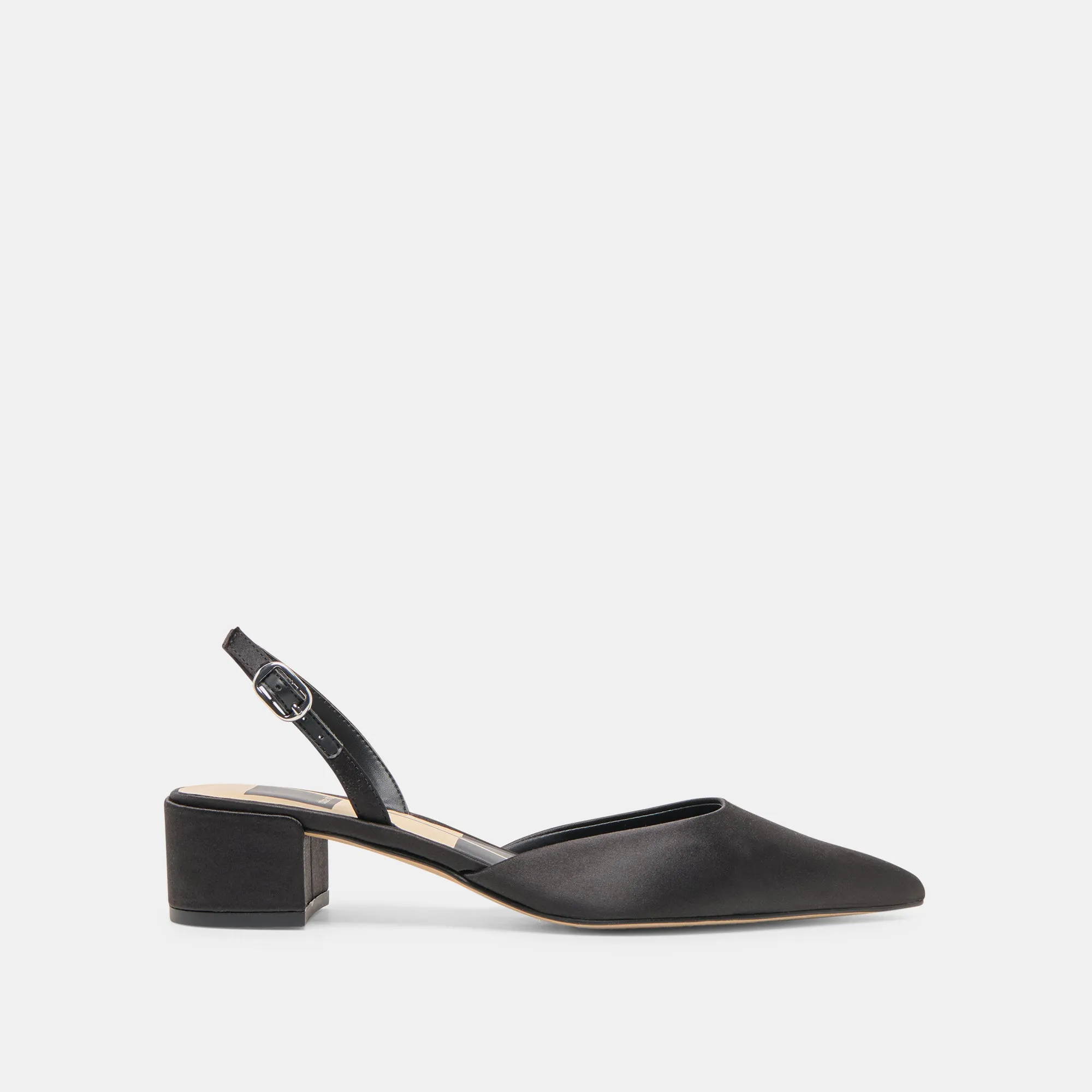 Casual Moves Training Sessions CAREL HEELS ONYX SATIN