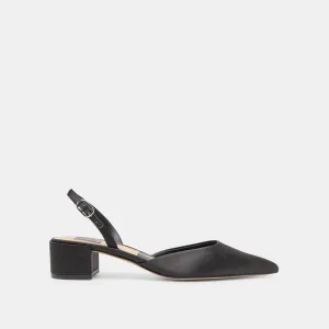 Casual Moves Training Sessions CAREL HEELS ONYX SATIN