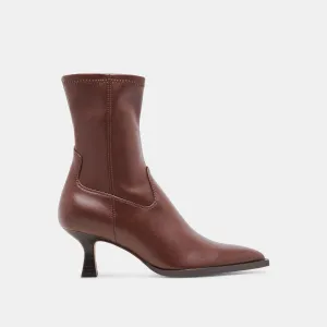 ARYA BOOTS CHOCOLATE LEATHER Breathable TPU Stable Control