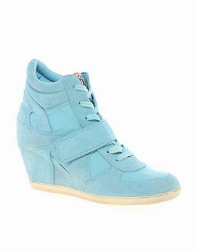 Lightweight Walking Shoes Urban Fresh Ash Women Bowie Turquoise Wedge Sneakers