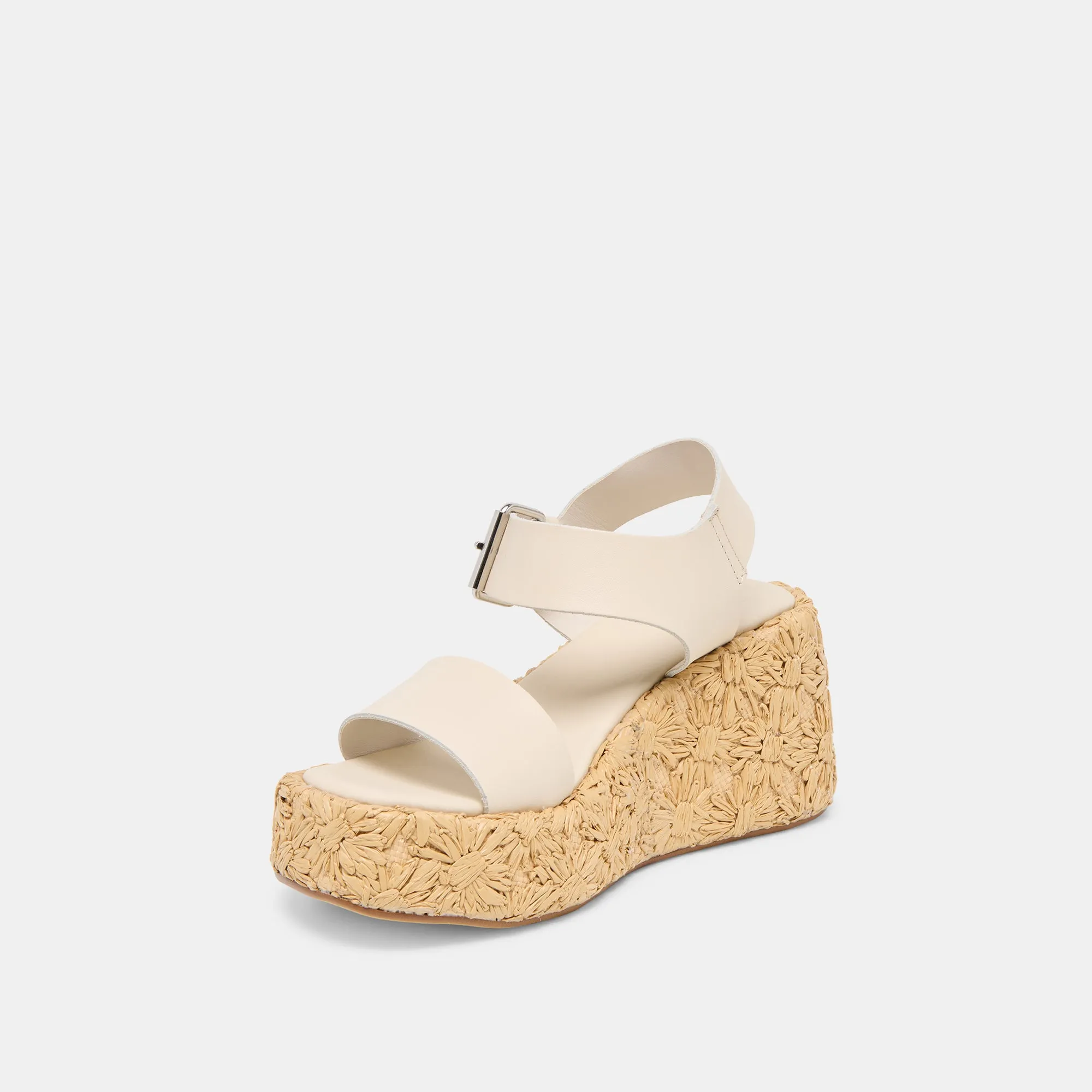 cushioning - level AURI WEDGES BONE LEATHER