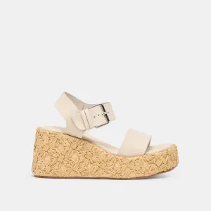 AURI WEDGES BONE LEATHER Outdoor Activity