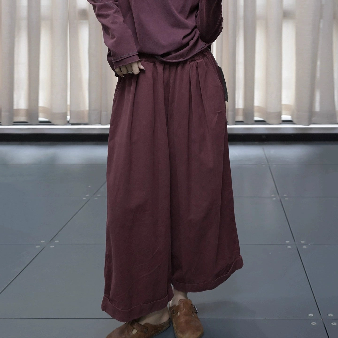 Freedom Move Autumn Cotton Loose Embroidered Elastic Waist Plus Size Pants