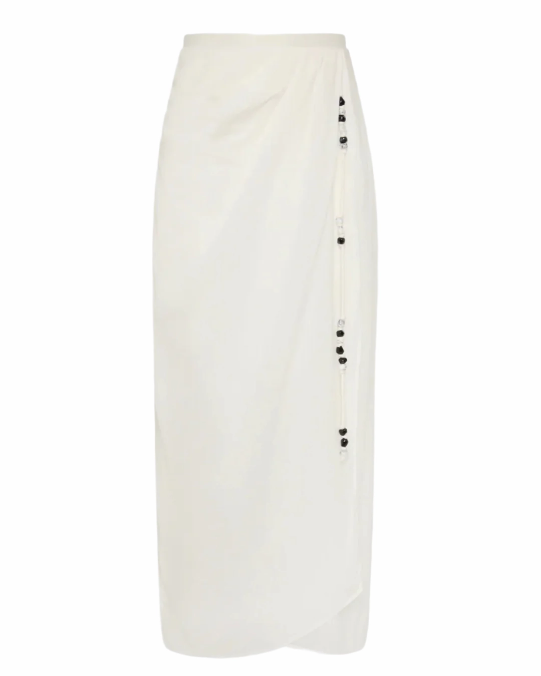 Handmade Quality Azura Midi Skirt in Ivory