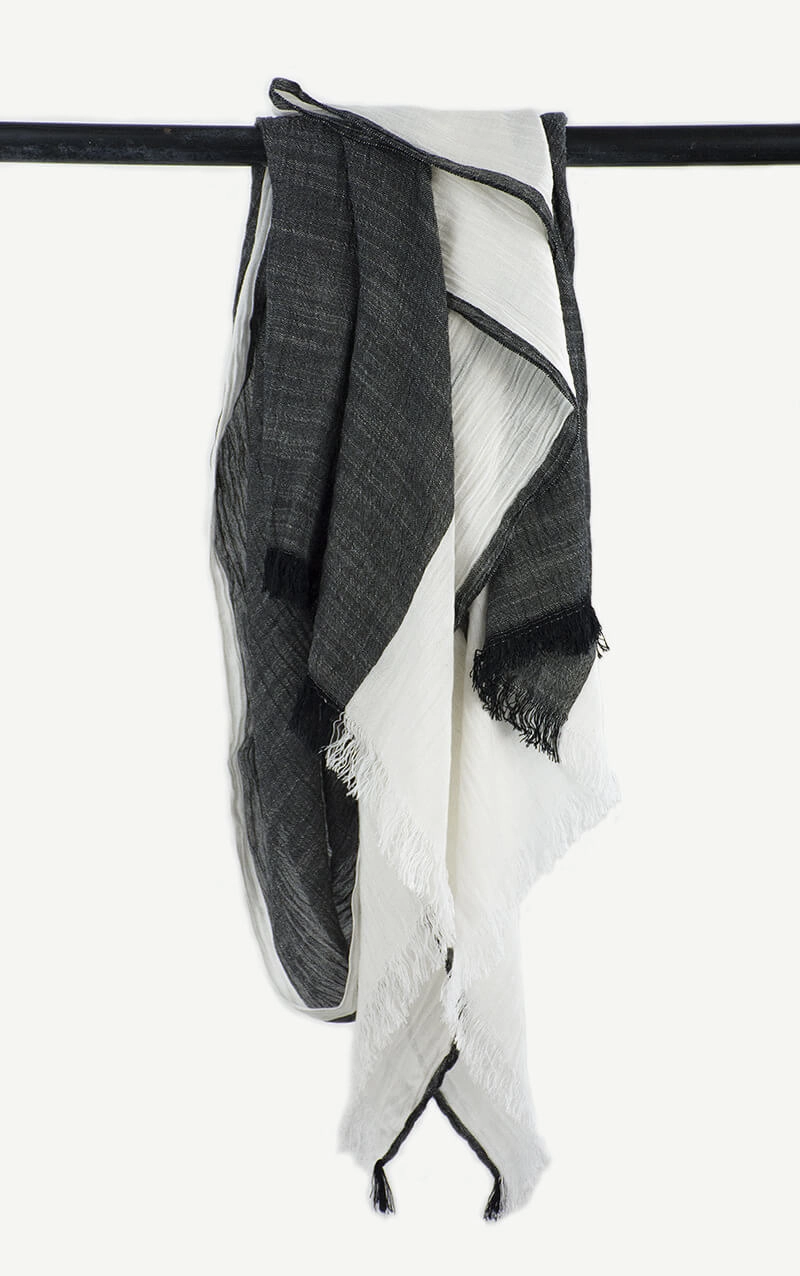 Babakud Sun Protection Scarf Colour Matching Shawl Polished Look Puffer Design