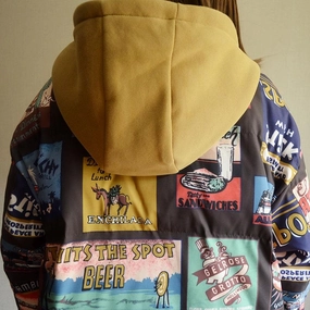 Babakud Women Stylish Printed Hooded Padded Winter Jacket WeatherproofZipper