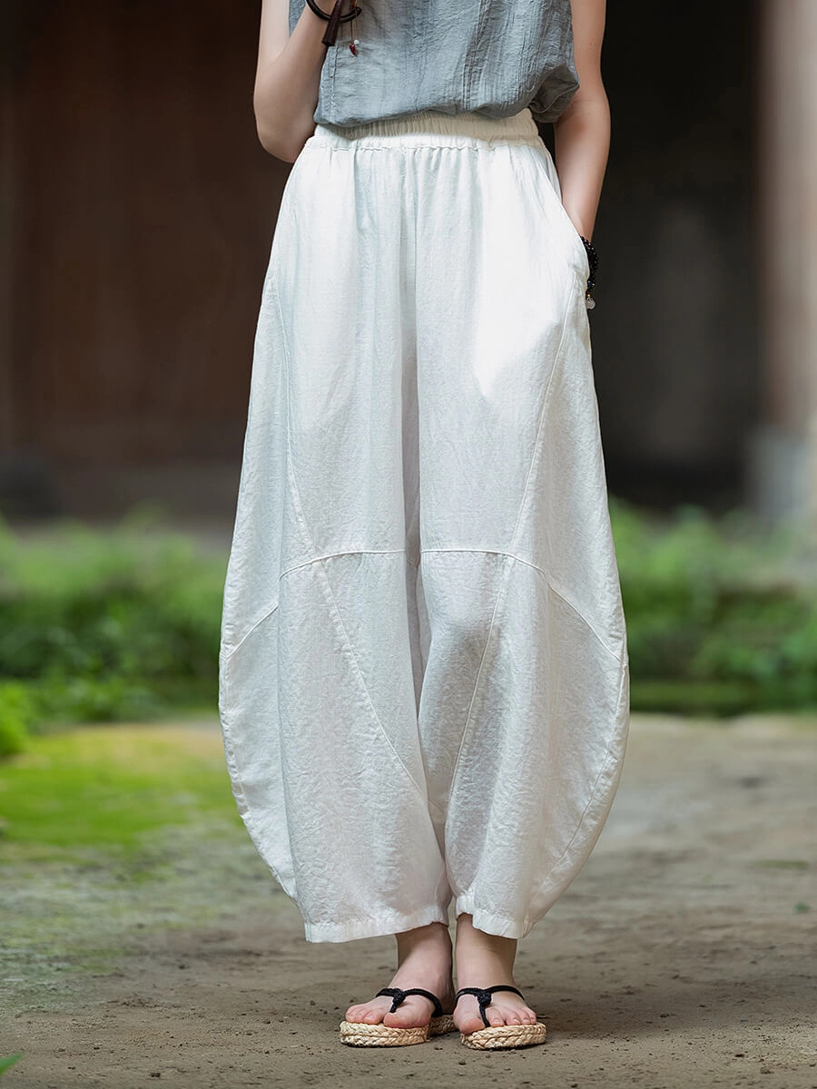 Snag Free Buttery Feel Babakud Women Summer New Vintage Stylish Casual Lattern Pants