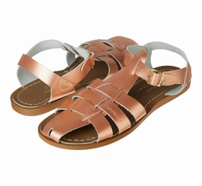 Fisherman Shark Original Rose Gold Womens Sandal Weather Easy Foot Freedom