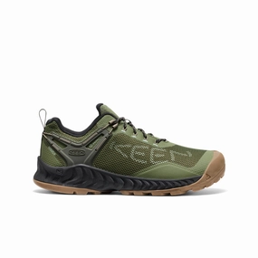 Animal Print Men's NXIS EVO Waterproof Shoe  |  Bronze Green/Brindle