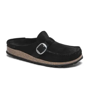 City Mode Birkenstock Buckley Narrow Clog (Women) - Black Suede