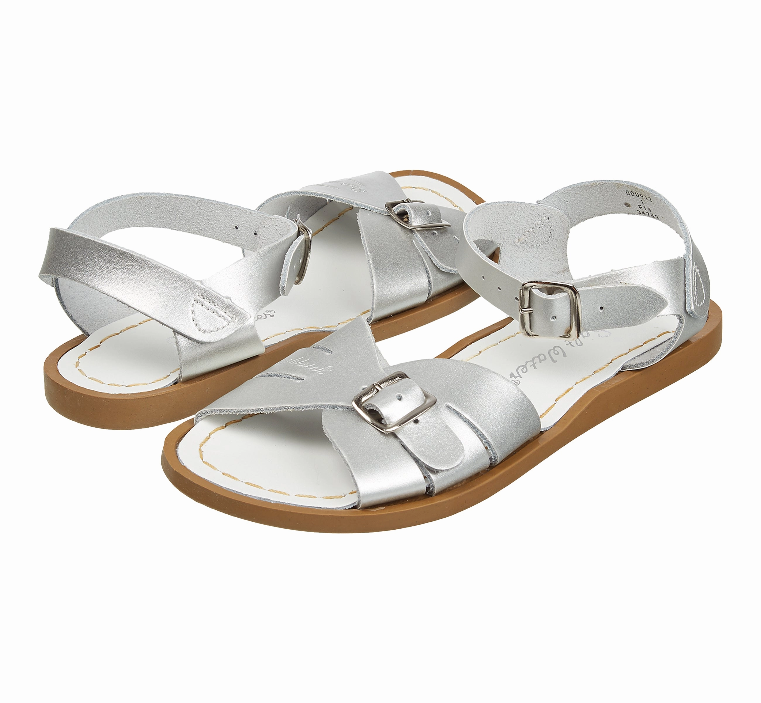 Classic Silver Womens Sandal Water Drainage Channels